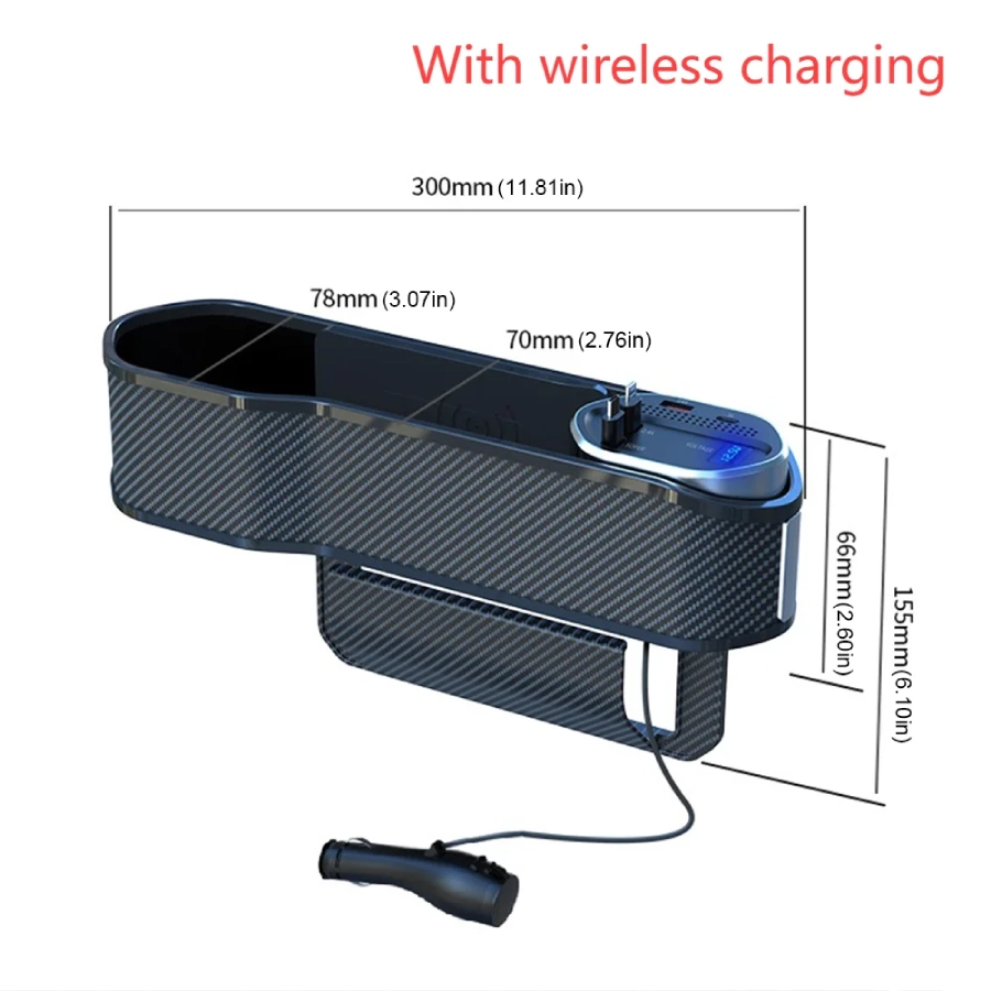 شارژر خودرو گرین لاین Universal Organizer With Wireless Doc