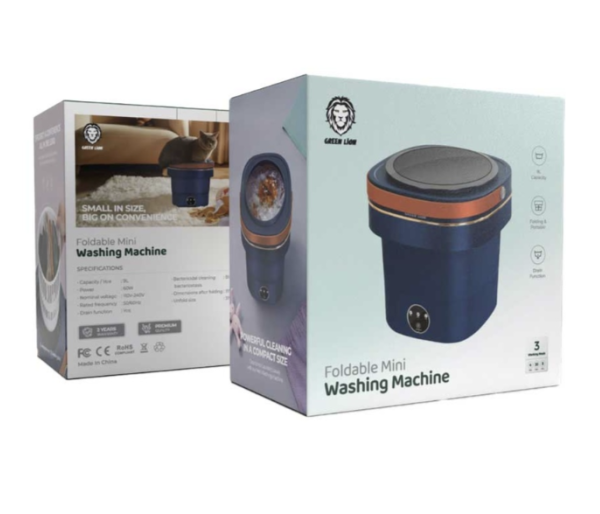 ماشین لباسشویی تاشو ۹ لیتری گرین لاین