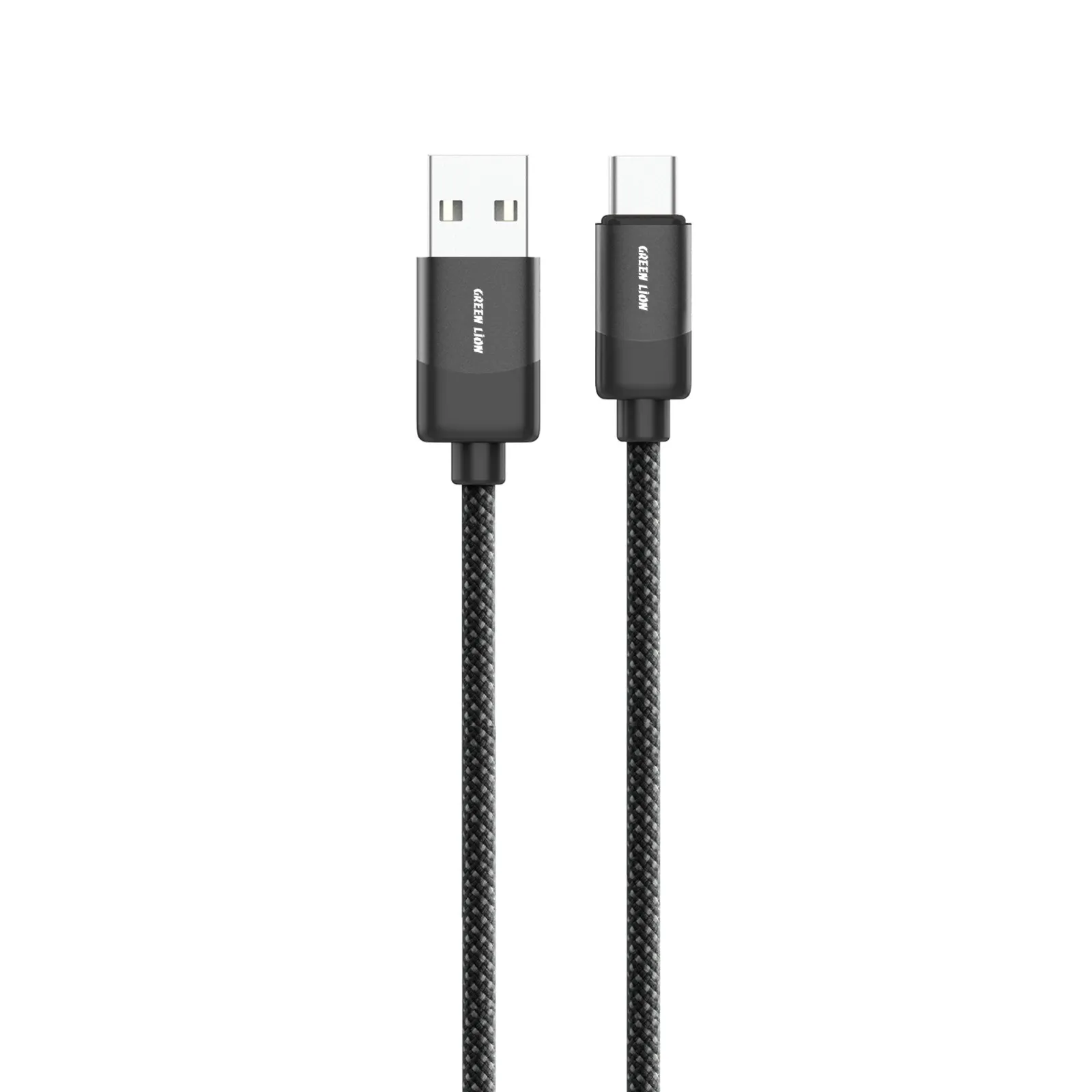 کابل USB-A به USB-C گرین لاین با روکش بافت‌دار