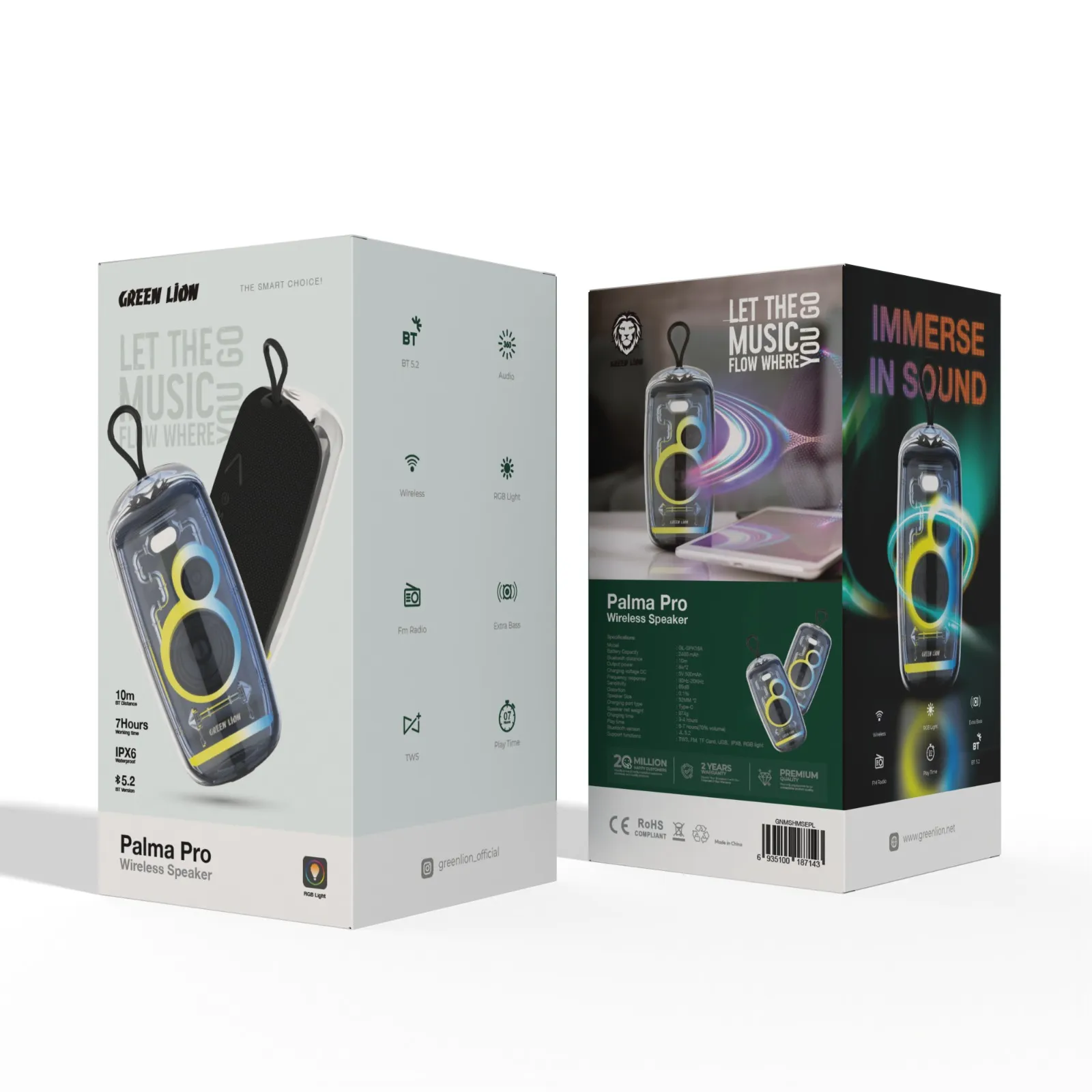 اسپیکر بی‌سیم گرین لاین مدل Palma Pro