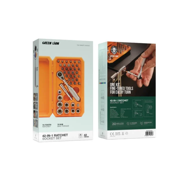 مجموعه آچار ۴۲ کاره گرین لاین