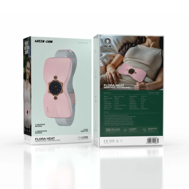 ﻣﺎﺳﺎژور ﮔﺮم ﮐﻨﻨﺪه ﻗﺎعدگی ﮔﺮﯾﻦ ﻻﯾﻦ Flora Heat