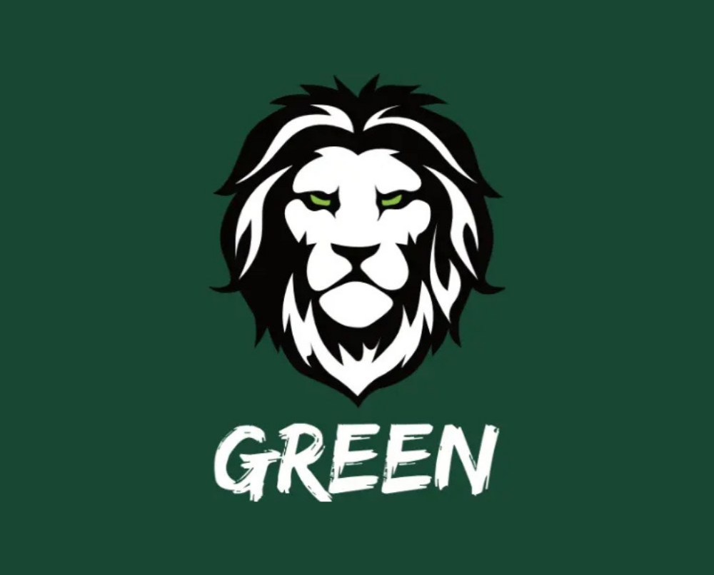 green lion logo