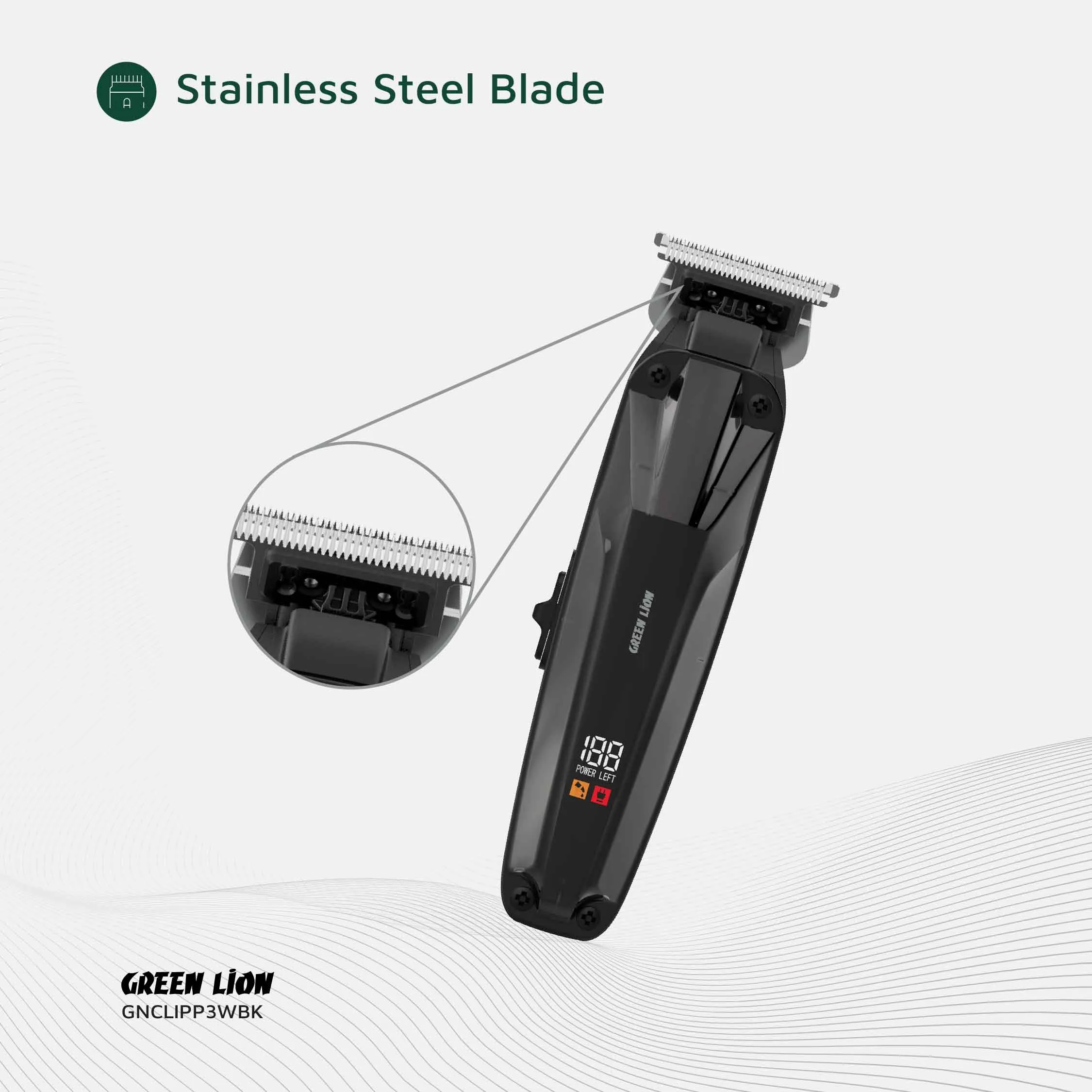 ماشین اصلاح موی حرفه‌ای کلیپ مستر گرین لاین Clip Master Professional Hair Clipper