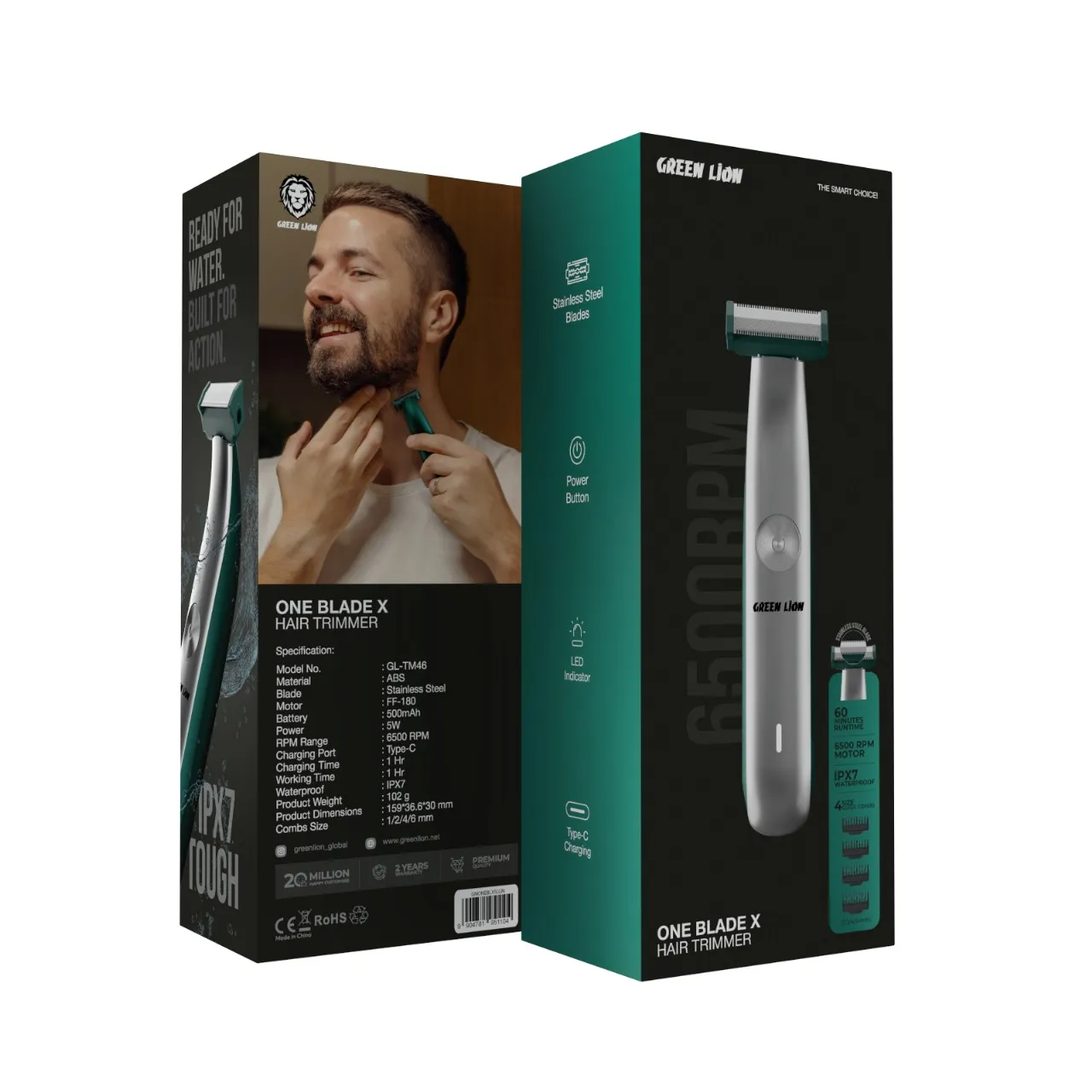 ماشین اصلاح گرین لایت مدل One Blade X