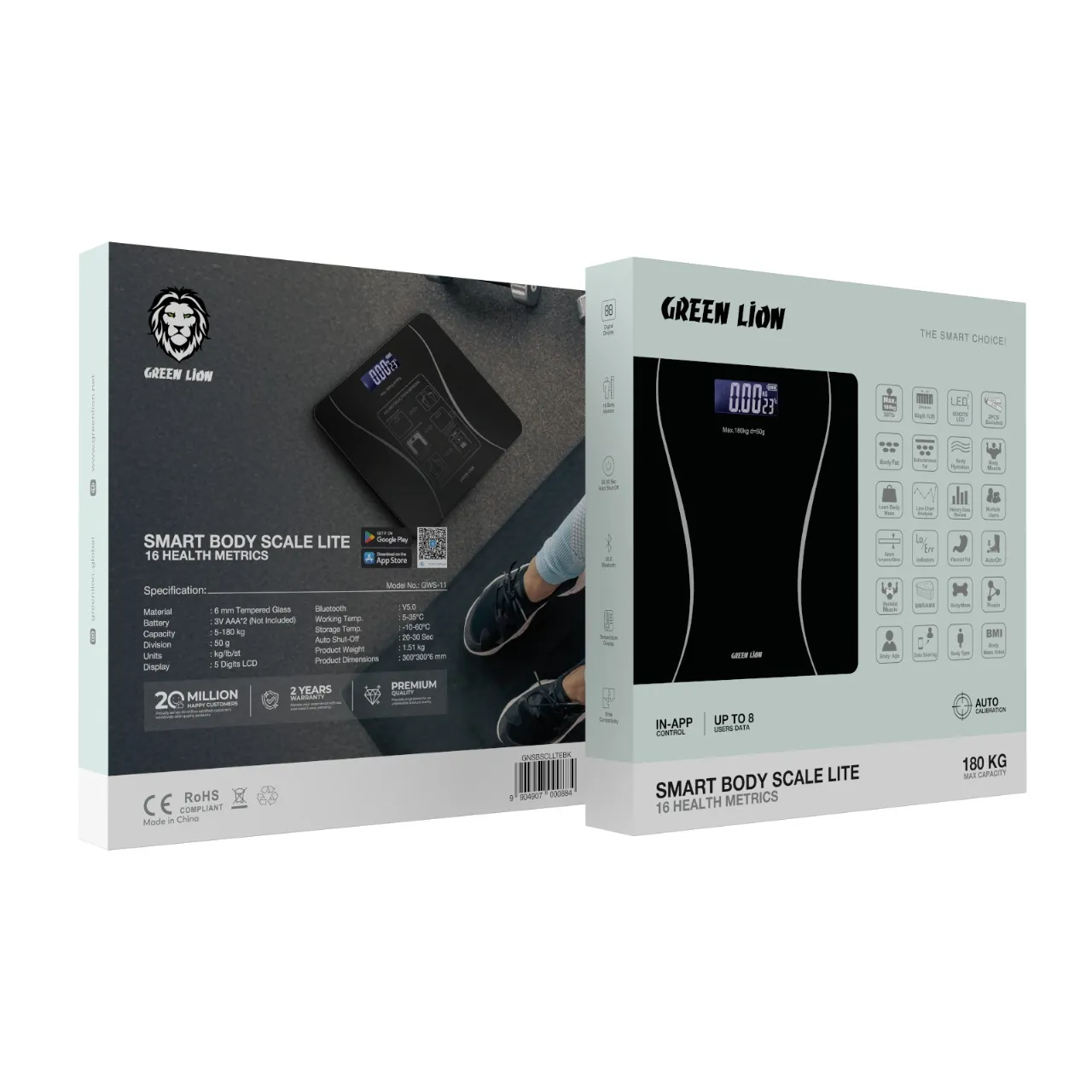 ترازوی هوشمند بدن گرین لاین مدل Scale Lite