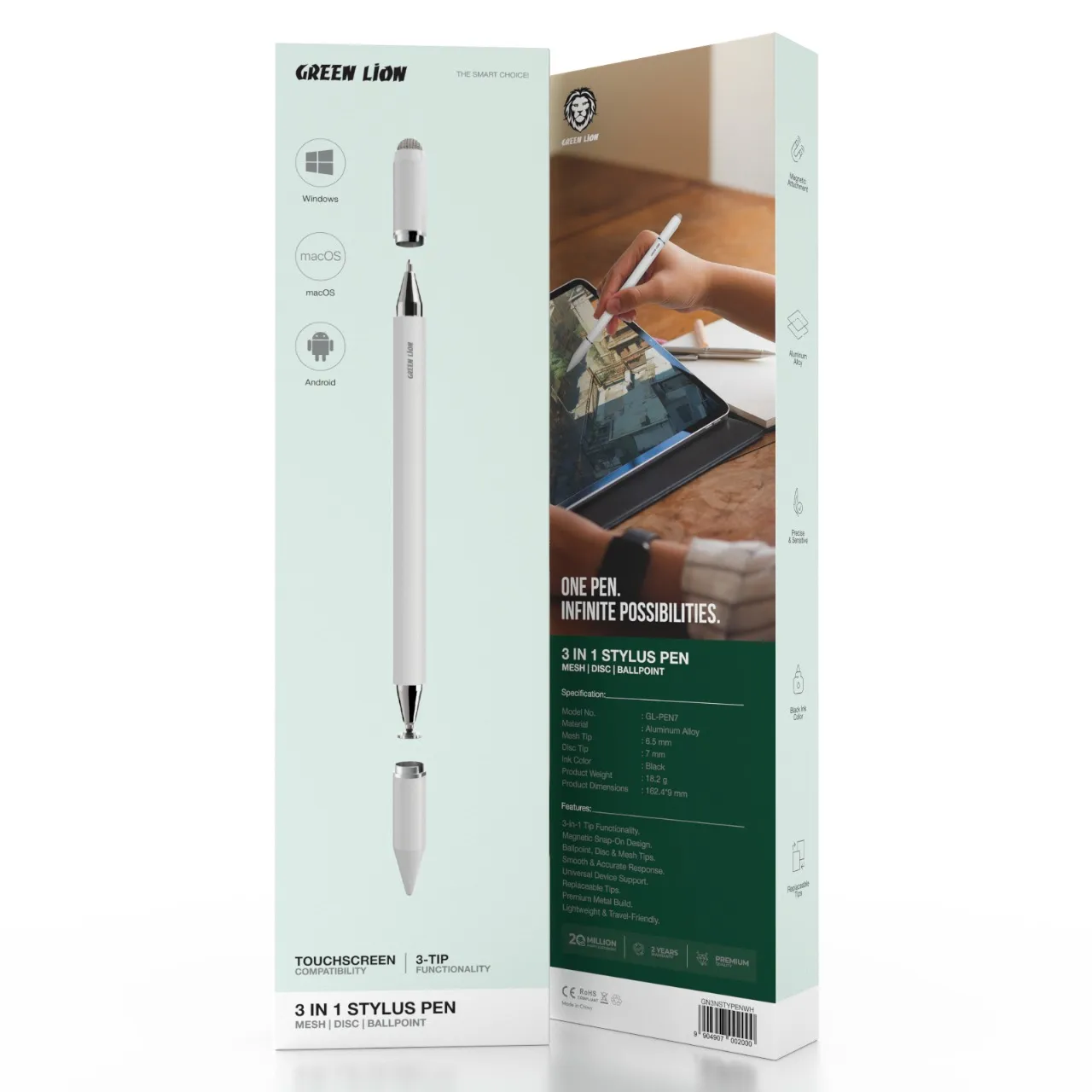 قلم سه کاره گرین لاین STYLUS Pen