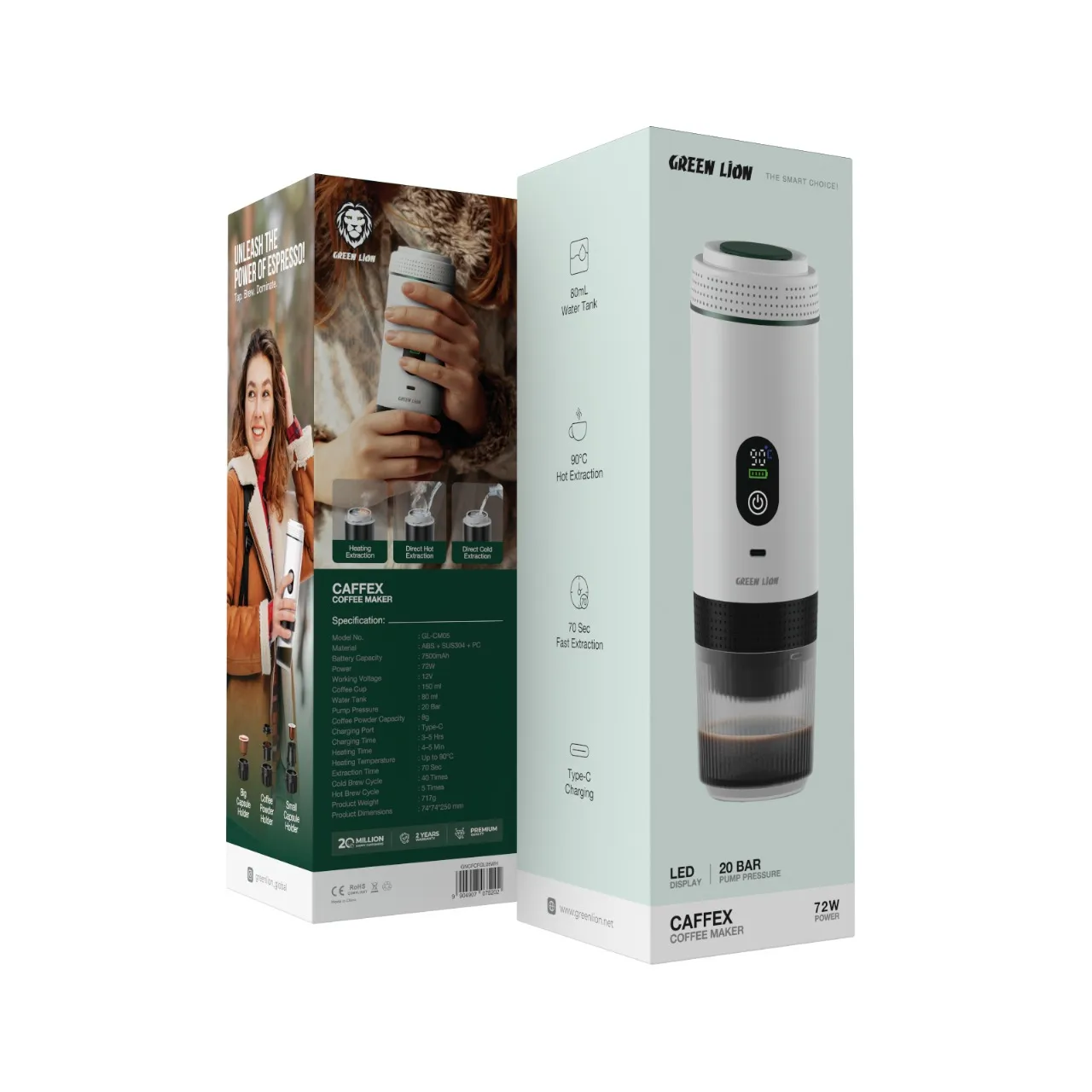 قهوه ساز 72 وات گرین لاین Cafex Coffee Maker