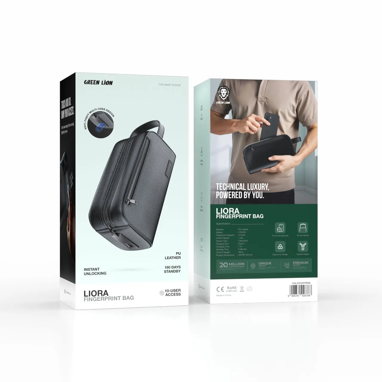 کیف اثر انگشتی Liora گرین لاین