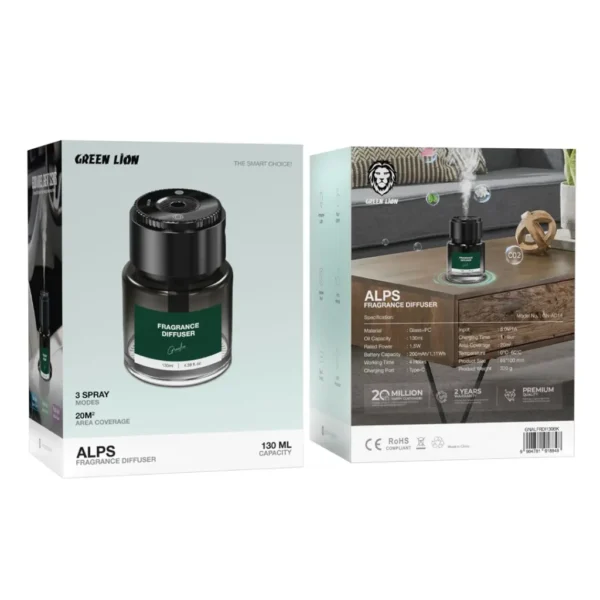 خوشبو کننده Alps 130 میلی‌لیتر گرین لاین