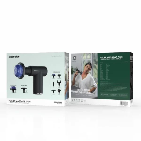 ماساژور تفنگی پالس گرین لاین Pulse Massage Gun