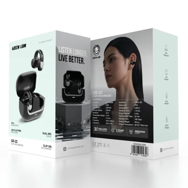 هدفون‌های گیره‌ای گرین لاین GR-22 | طراحی ارگونومیک