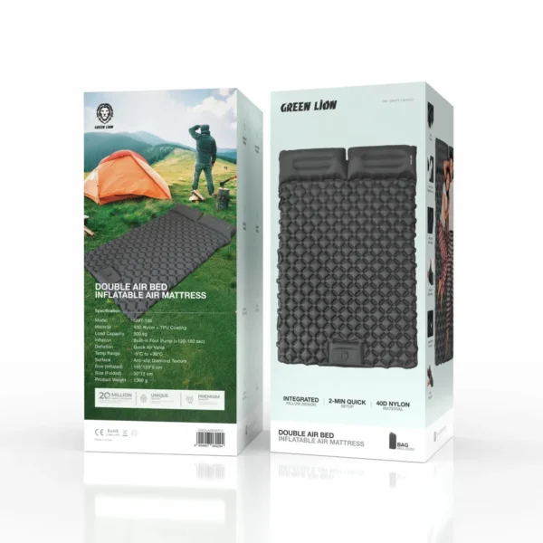 تشک بادی دو نفره گرین لاین Double Air Bed Inflatable Air Mattress