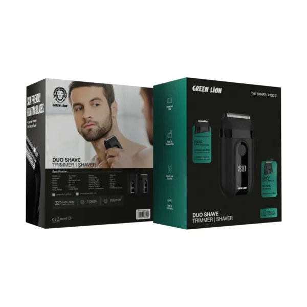 ماشین اصلاح و شیور مدل Duo Shave گرین لاین Duo Shave Hair Trimmer & Shaver