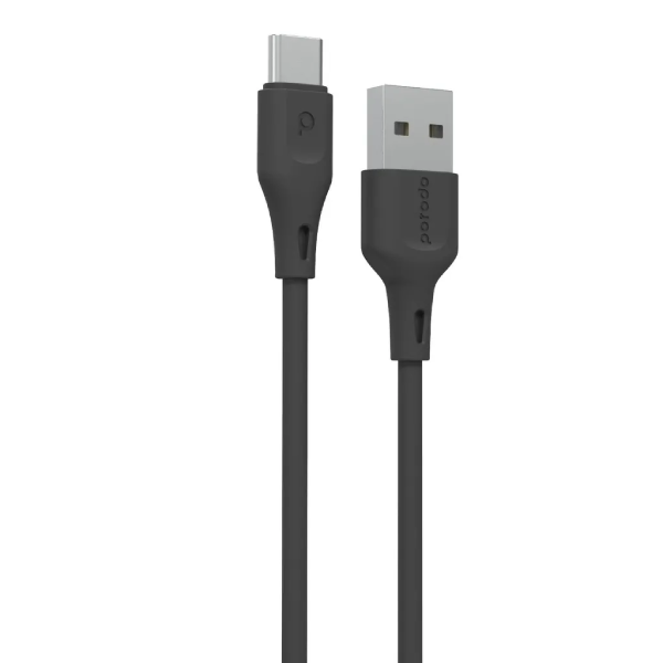کابل Type-C پرودو PVC - با شدت جریان 3 آمپر Porodo PVC Type-C Cable 3A