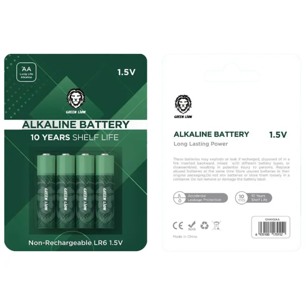 باتری آلکالاین گرین لاین 1.5 ولت Alkaline Battery AA